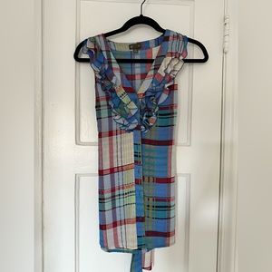 Anthropologie Fei Plaid Buttowndown